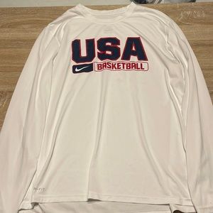 XL Nike USA Basketball Long Sleeve